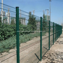 v bending PVC painted metal safety wire mesh fence
